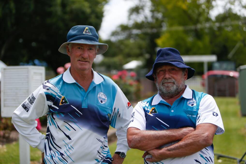 DEBUTS: Port Fairy's John McIlroy and Kevin Smith made their division one debuts for the club on Saturday. Picture: Emma Stapleton 