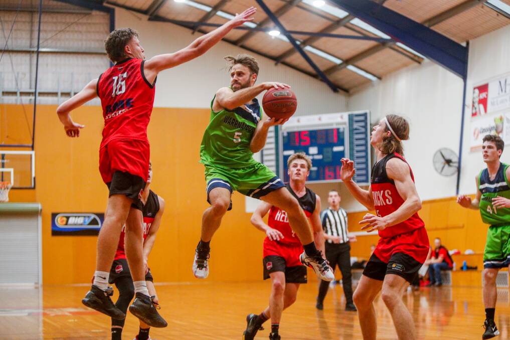 HOME AGAIN: Warrnambool's Benson Steere played in the summer Country Basketball League and will play Big V this winter. Picture: Morgan Hancock