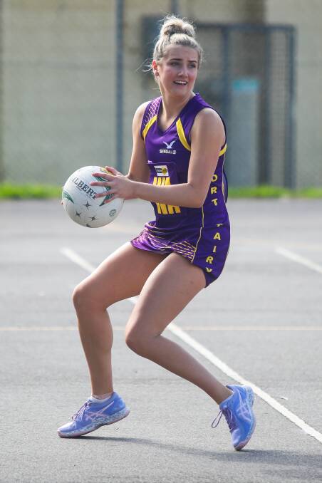 NEW CHALLENGE: Liv Cautley grew up in Gisborne but is studying at Warrnambool's Deakin University and playing netball for Port Fairy. Picture: Morgan Hancock 