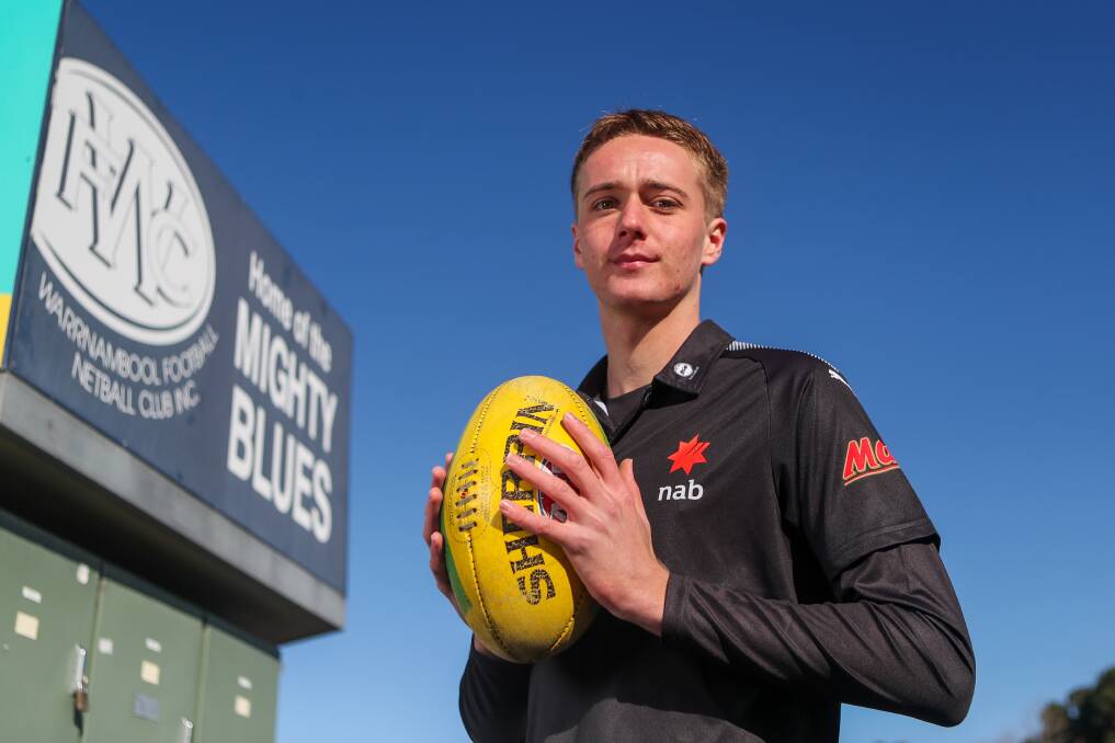 HOME SWEET HOME: GWV Rebels-listed footballer Patrick Rea wants to play for his home club Warrnambool before the NAB League season starts. Picture: Morgan Hancock