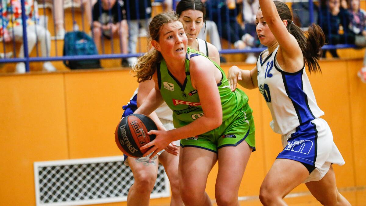 IMPACT: Matilda Sewell played her part in the Mermaids' second semi-final win. Picture: Anthony Brady 