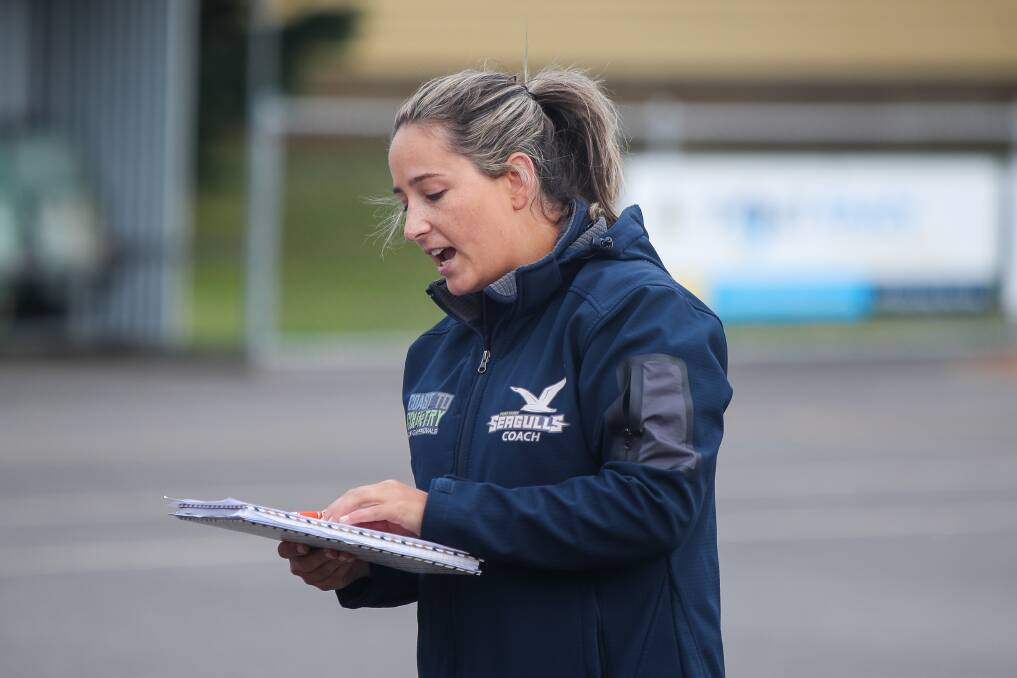 MOVING THE MAGNETS: Port Fairy coach Renae Taylor has dealt with constant team changes in 2022. Picture: Morgan Hancock 