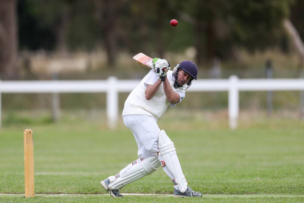 OPENING STAND: Craig Spikin is opening the batting for Grassmere this season and made 37 on Saturday. Picture: Morgan Hancock 