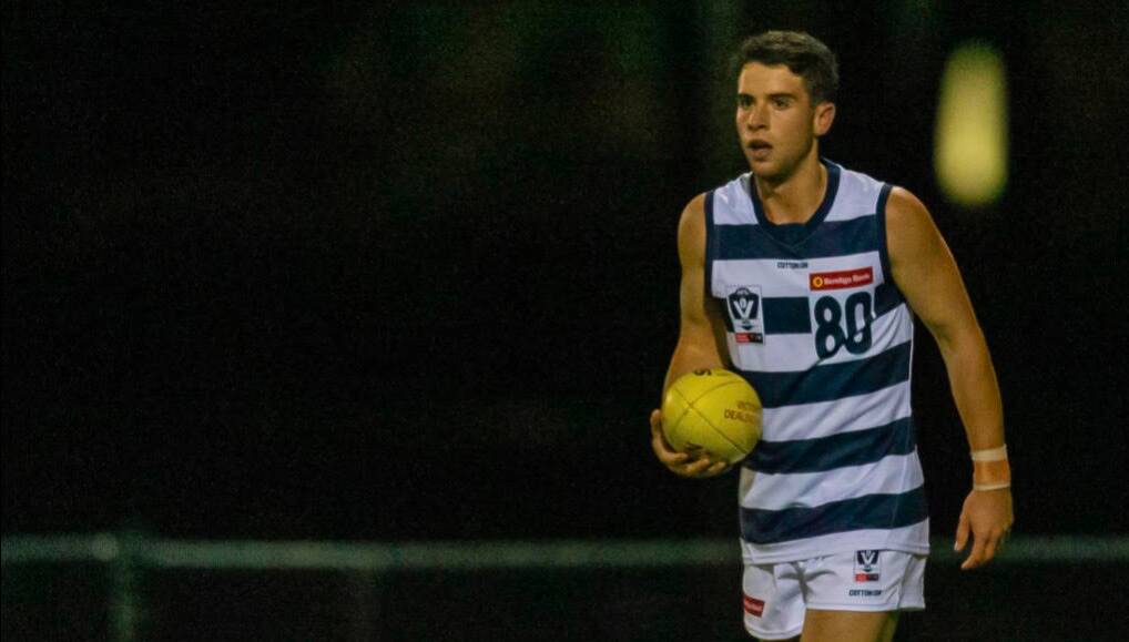FAMOUS HOOPS: Liam Herbert joined Geelong's VFL team for 2020. 