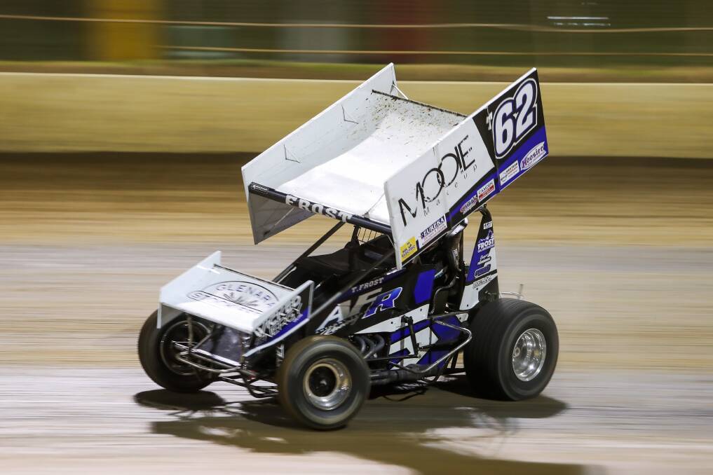 NEED FOR SPEED: Tate Frost is one of Australian sprintcars' emerging talents. Picture: Morgan Hancock 