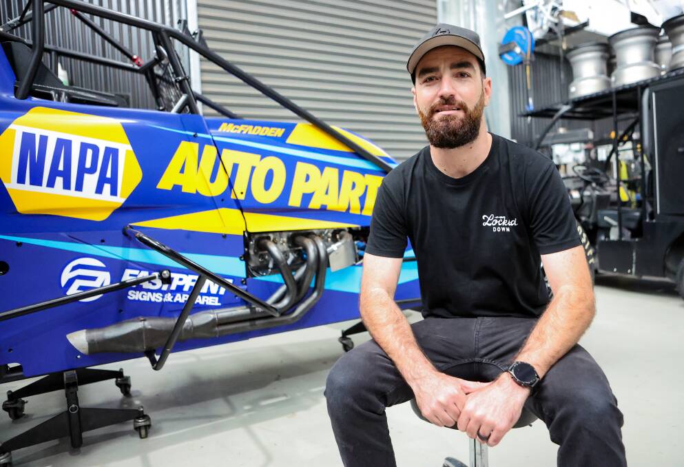 Warrnambool sprintcar driver James McFadden will make his Hodges Motorsport debut in Max's Race. Picture by Anthony Brady 