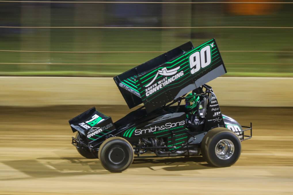 ON TRACK AGAIN?: Warrnambool driver Corey McCullagh can now enter the Easter Sprintcar Trail - a three-night show at Avalon, Mount Gambier and Allansford in April. Picture: Morgan Hancock 