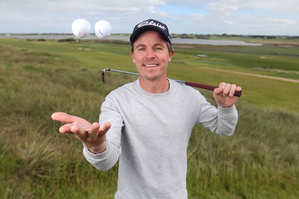 TWO OF A KIND: Port Fairy golfer and Jetstar pilot Tully Chambers scored two hole-in-ones within a week. Picture: Morgan Hancock 