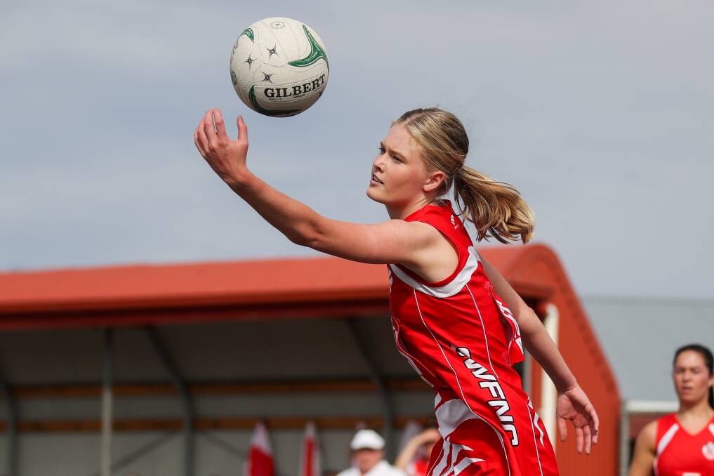 EFFECTIVE: Hollie Phillips has slotted into South Warrnambool's attacking end. Picture: Morgan Hancock 