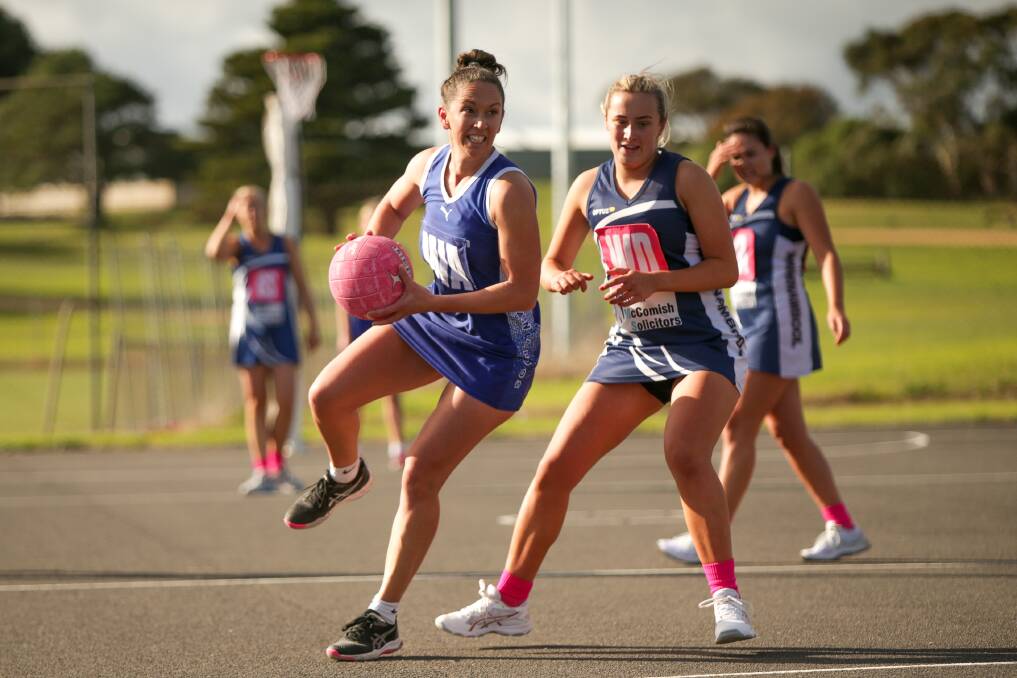 GAME DAY: Hamilton Kangaroos' Leesa Iredell in action against Warrnambool. Picture: Chris Doheny 
