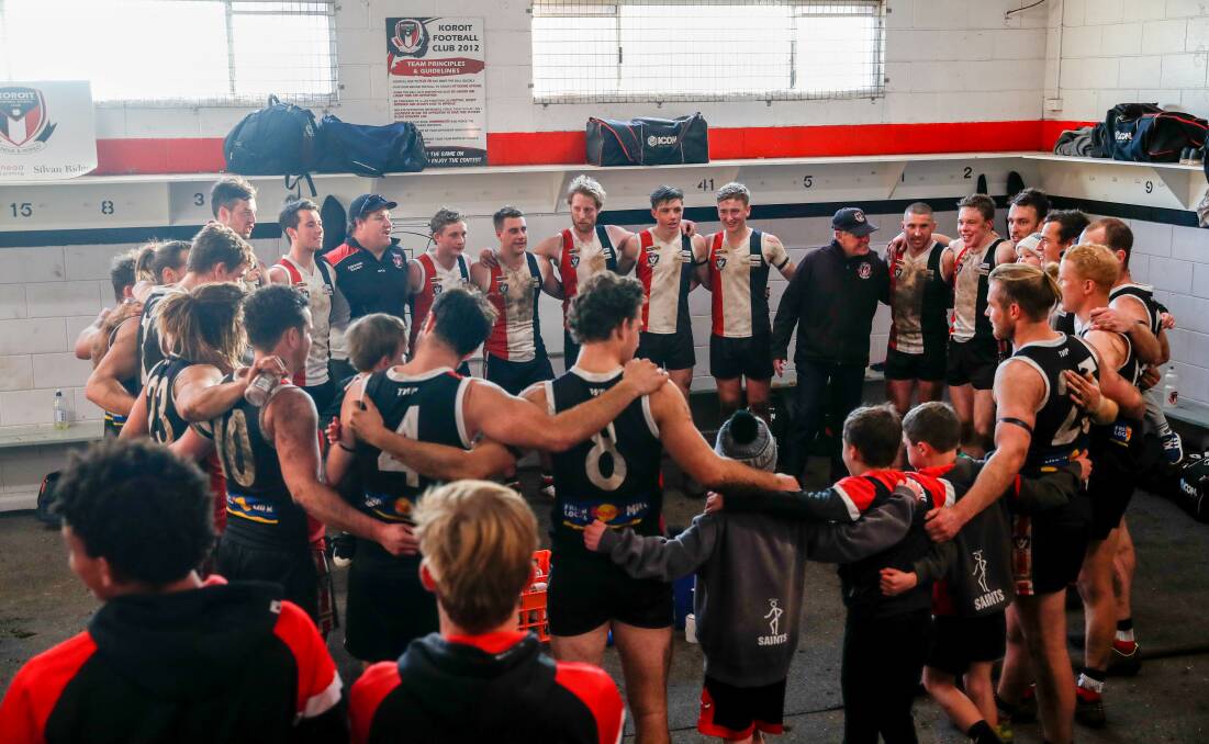 ON HOLD: Koroit's quest for a seventh consecutive Hampden league senior football premiership will extend into another season. Picture: Chris Doheny 