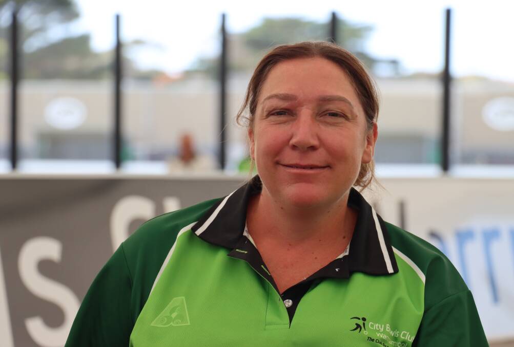 TRAVELLER: Stephanie Hunt drives from Peterborough to Warrnambool to play bowls for City Memorial.
