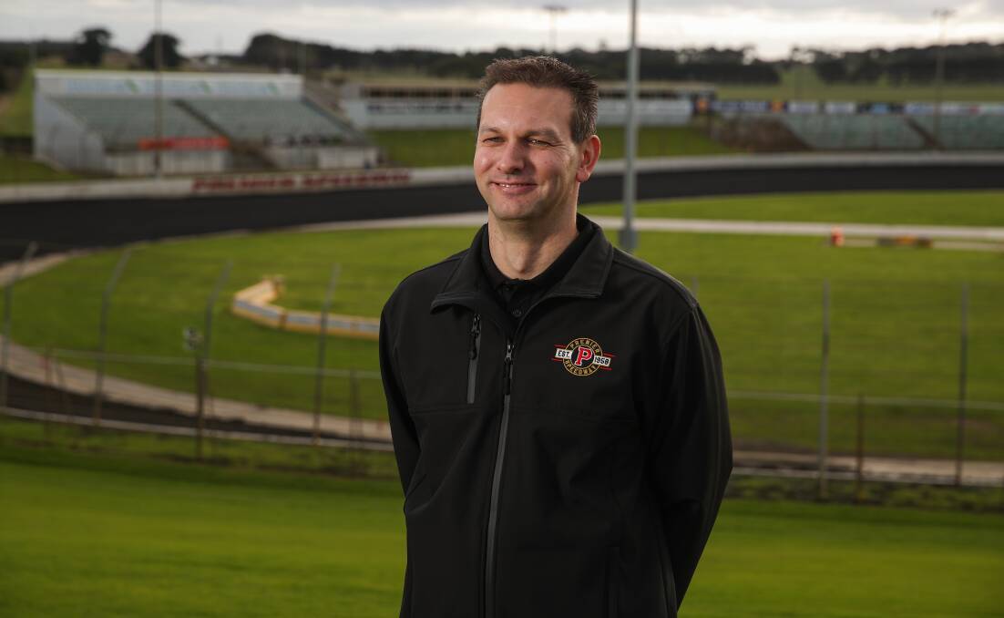 Premier Speedway general manager Michael Parry's other sporting passion is tennis. 
