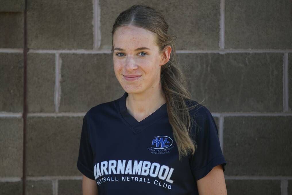 NEXT STEP: Eva Ryan is excited to play Hampden league senior netball. Picture: Morgan Hancock 
