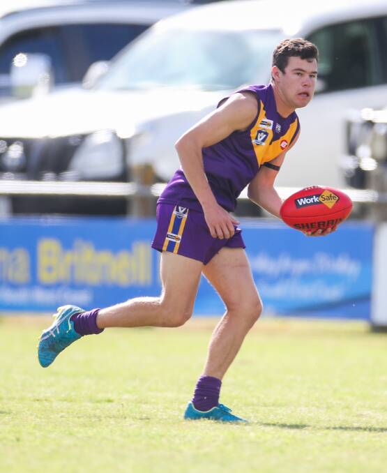 SIDELINED: Port Fairy will be without Lochie Gunning on Saturday due to injury. Picture: Morgan Hancock 