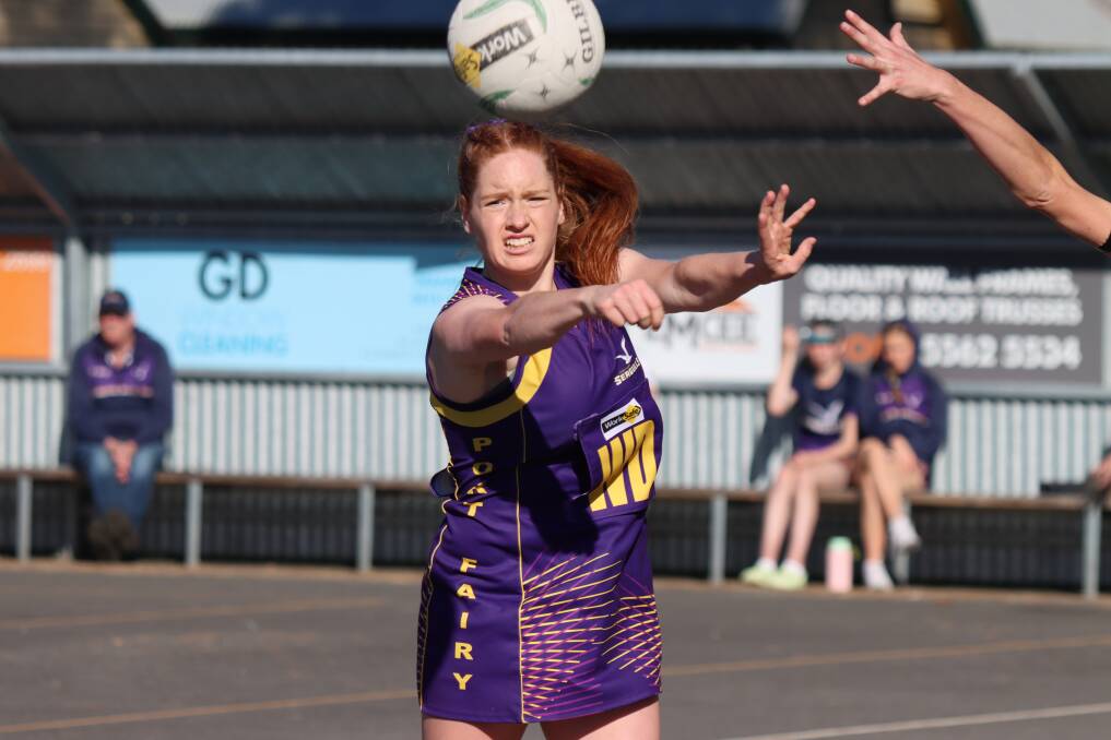 PUTTING IN THE WORK: Teenager Maddie Green is one of the Seagulls' up-and-coming netballers. Picture: Justine McCullagh-Beasy 