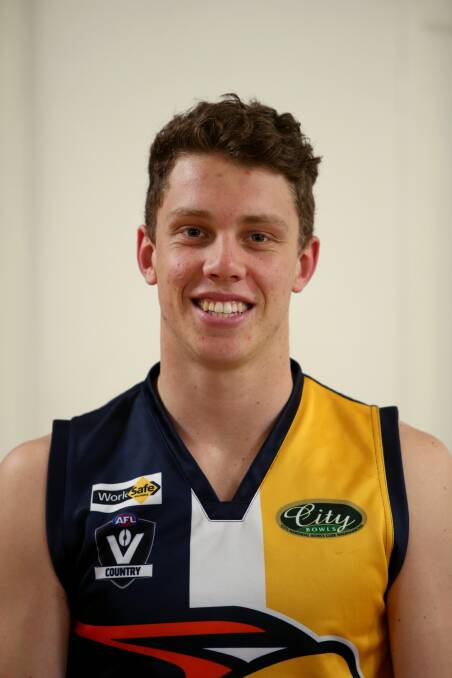 HOME BASE: Josh Corbett played for North Warrnambool Eagles before he was drafted to AFL club Gold Coast via Werribee. 