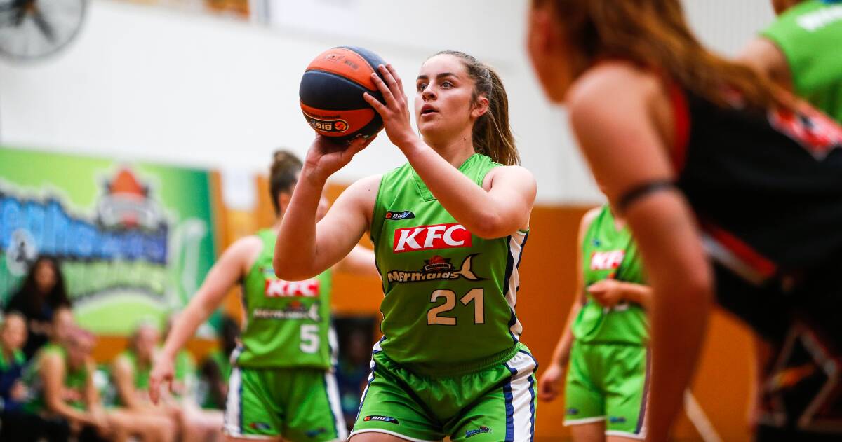 THIRD GENERATION: Grace Rodgers is relishing the chance to play Big V for Warrnambool Mermaids. Picture: Anthony Brady