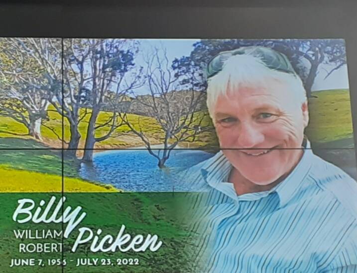 VALE: Bill Picken was remembered as 'a champion person'. 