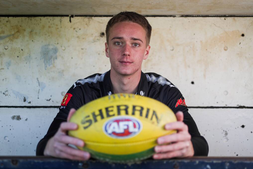 SIDELINED: Warrnambool's Patrick Rea wanted to make an impact as a GWV Rebels-listed top-age player in 2020 but didn't get the chance due to the COVID-19 pandemic. Picture: Morgan Hancock 