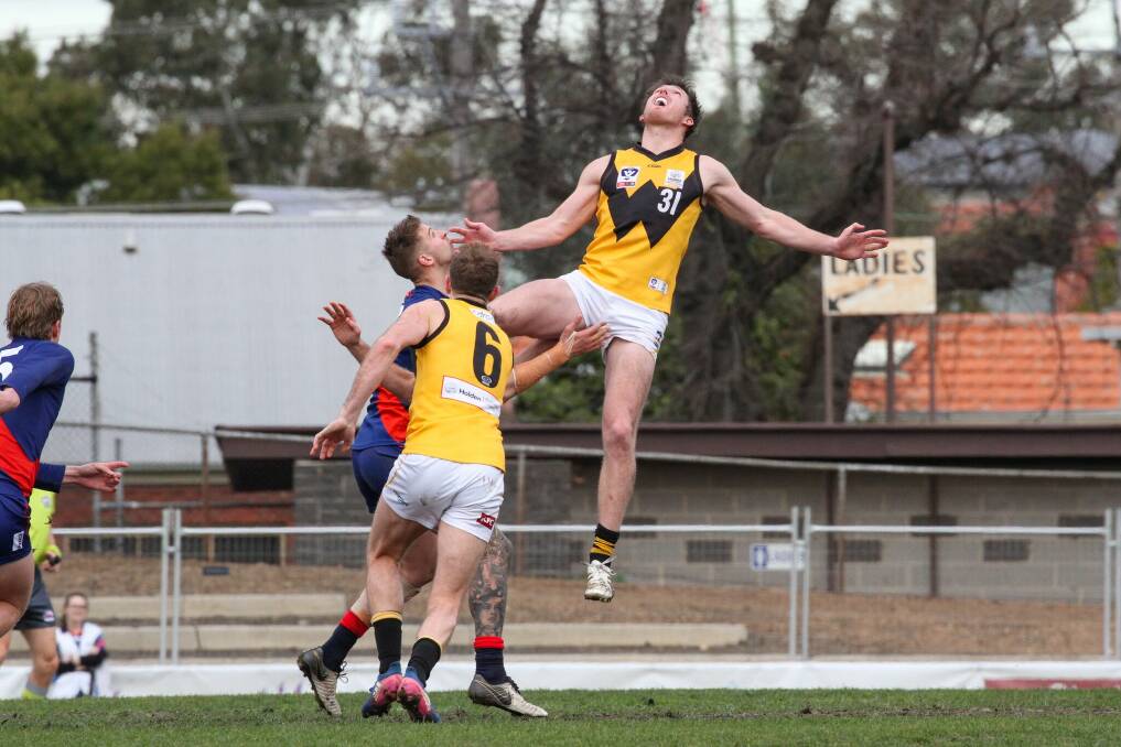LEAP OF FAITH: Angus Clarke has jumped at the chance to play for Portland in 2020. Picture: Belinda Vitacca Photography, Werribee Football Club 