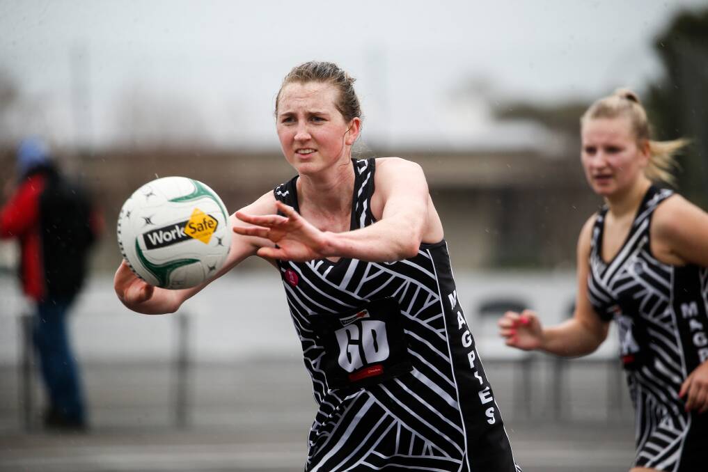 MODEST MAGPIE: Multi-talented athlete Ruby Pekin-Schlicht made an instant impact at Camperdown in 2021. Picture: Anthony Brady 