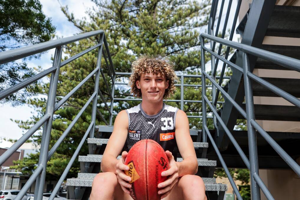 Koroit teenager Jett Grayland is climbing towards his football goals after making GWV Rebels' representative team. Picture by Anthony Brady 