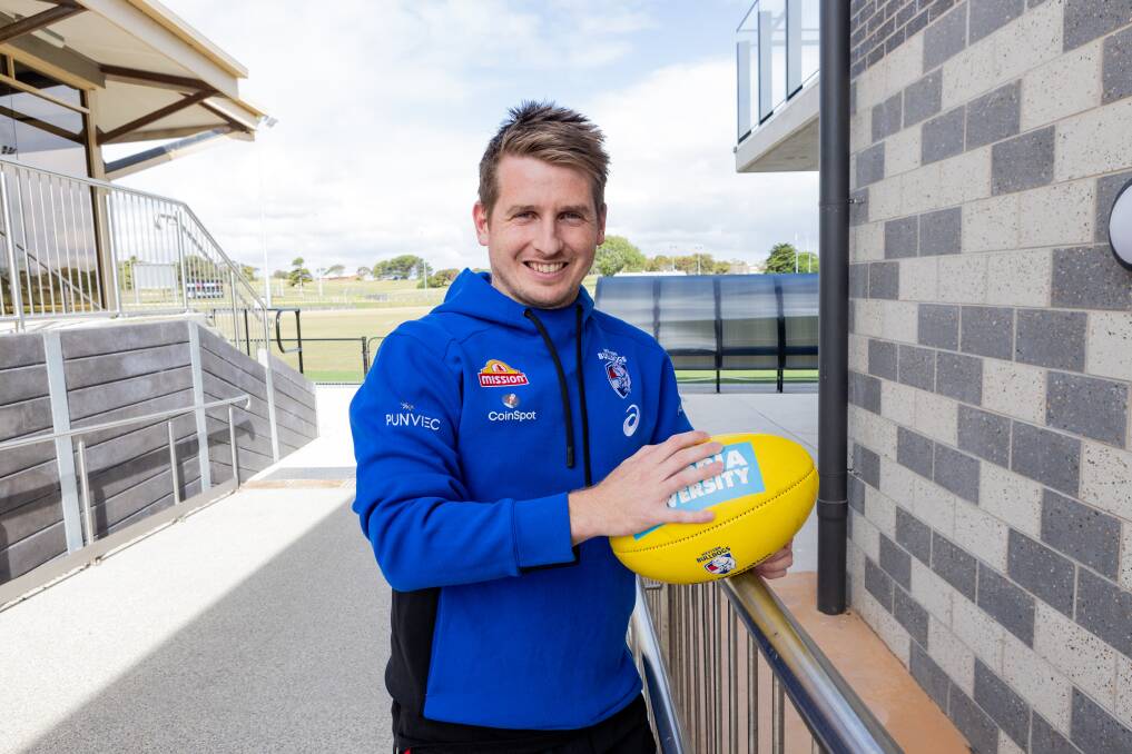 Warrnambool-based football mentor Ben Walsh is loving his role with AFL club Western Bulldogs. Picture by Anthony Brady 