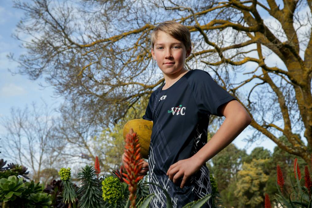 BIG STAGE: Zavier Fowler is excited to play for Vic Country's under 12 football team. Picture: Chris Doheny