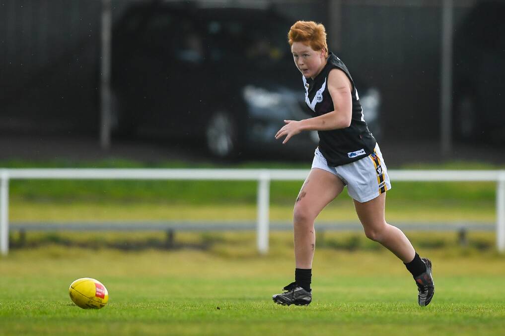 FOOTY FAN: Brodie Humphrey loves playing football and has had a passion for the sport from a young age. Picture: Morgan Hancock 