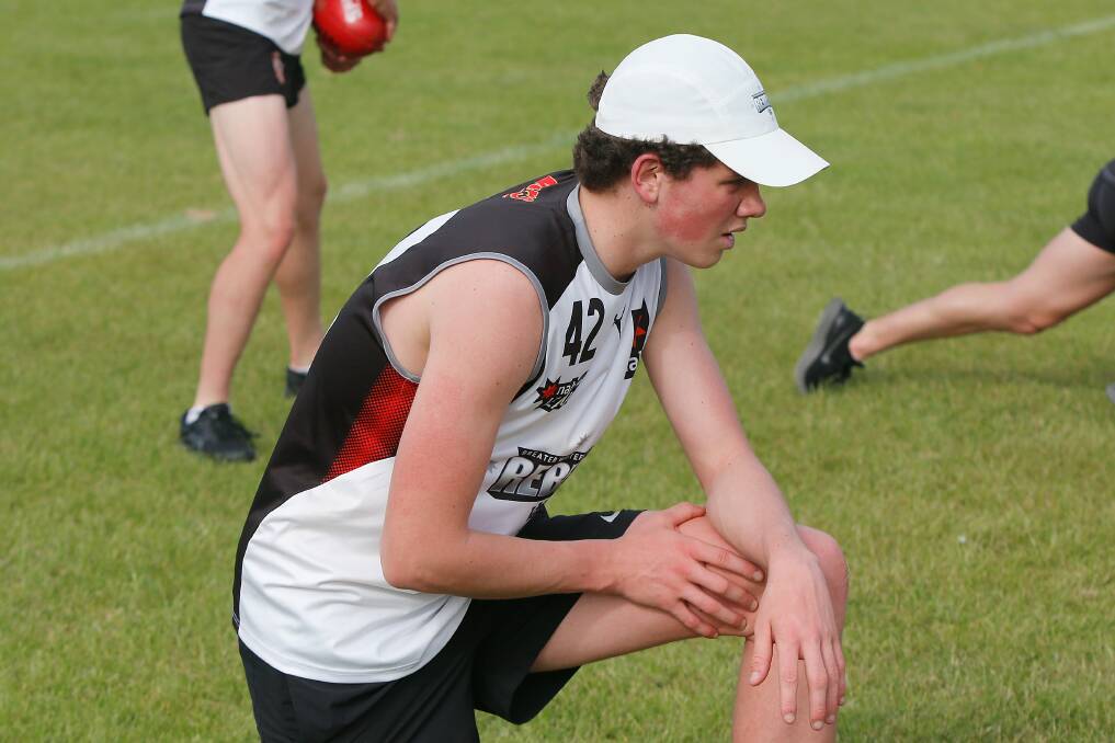 WORKING HARD: Darcy Hobbs has worked on his fitness levels during NAB League pre-season. Picture: Mark Witte
