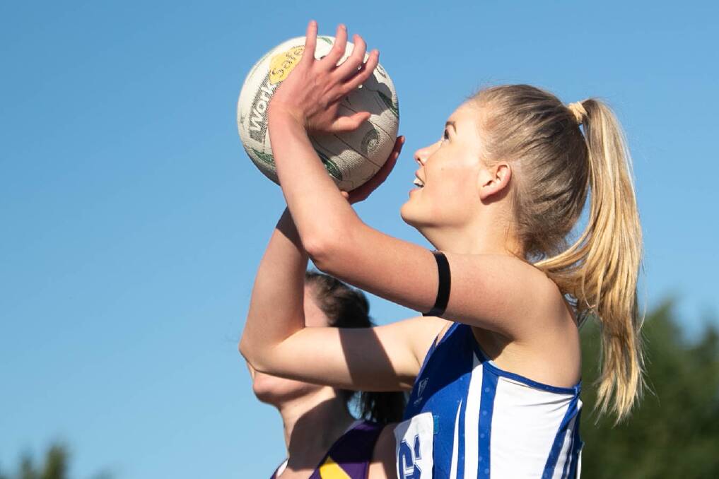 ON TARGET: Hollie Phillips has been an accurate goaler for Hamilton Kangaroos in 2021. Picture: Chris Doheny