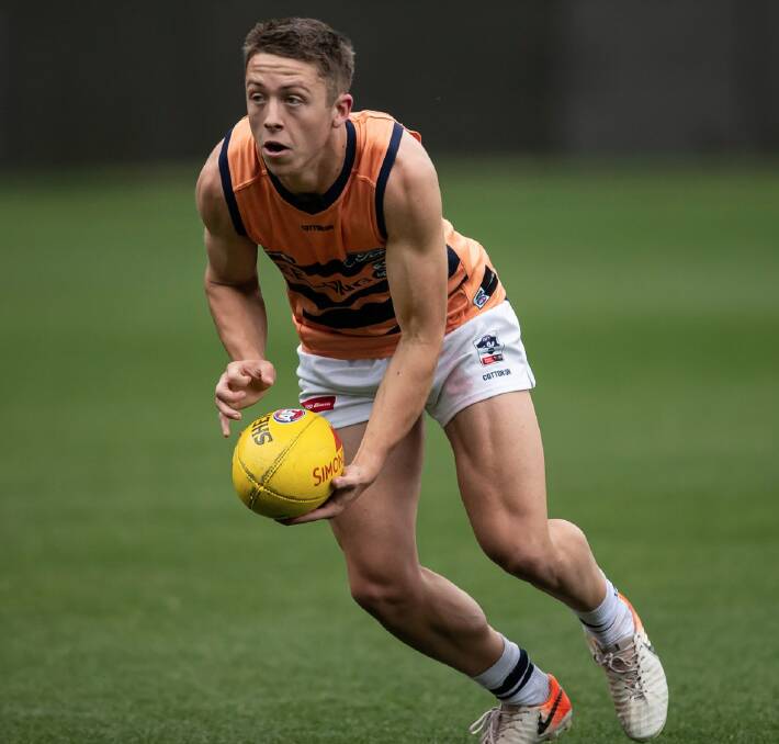 SPEEDY: Warrnambool's Mitch Burgess has caught Geelong VFL coaching staff's attention with his pace. Picture: Arj Giese