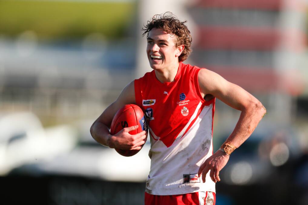Creative forward Will White is expected to spend more time in South Warrnambool's midfield in 2023. 