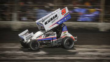 Classic champion Brock Hallett is aiming for more success in the Australian sprintcar title. Picture by Sean McKenna 