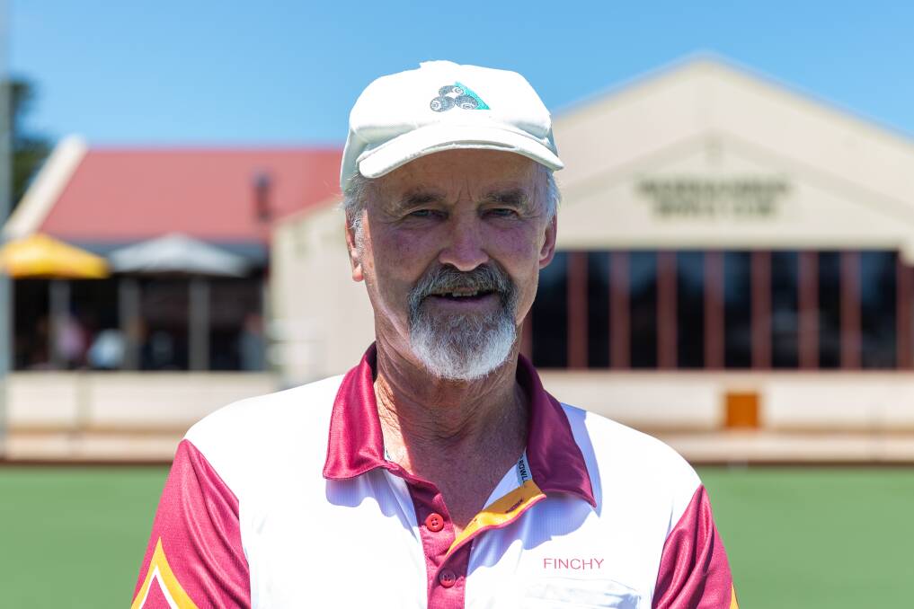 Arthur Finch is a long-time lawn bowler who often competes in representative matches. Picture by Eddie Guerrero 