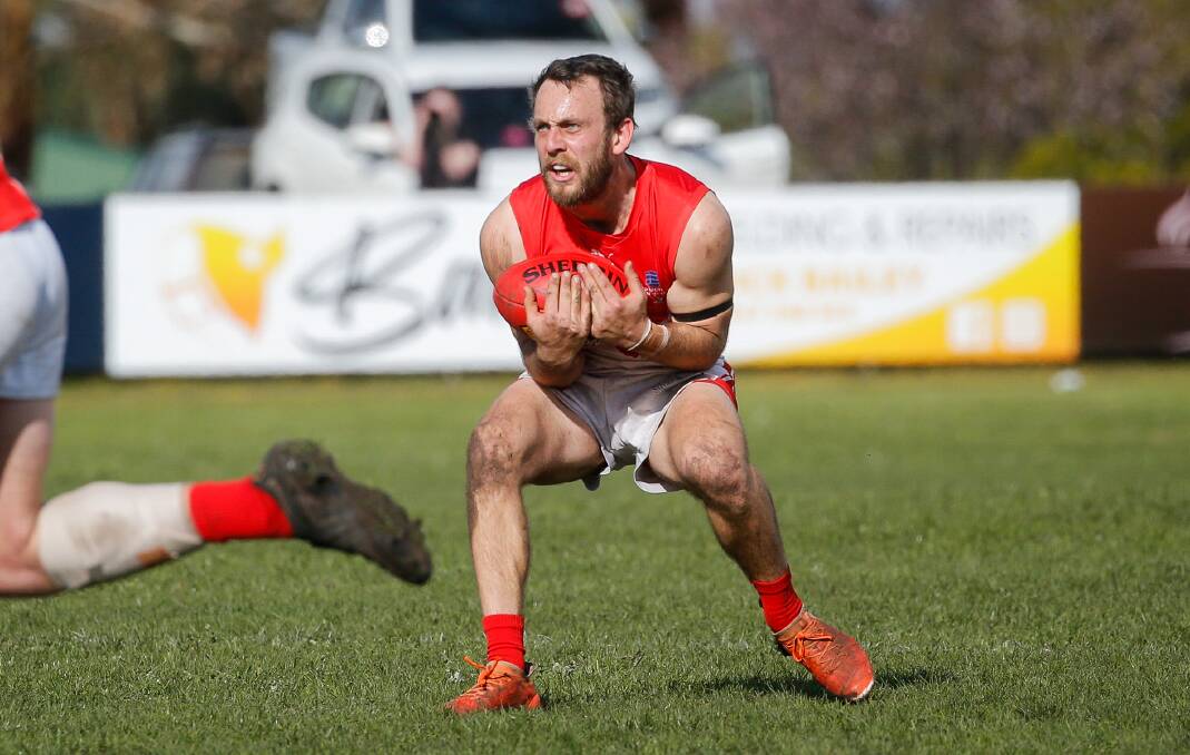 Josh Saunders will add to South Warrnambool's midfield grunt. Picture by Anthony Brady 