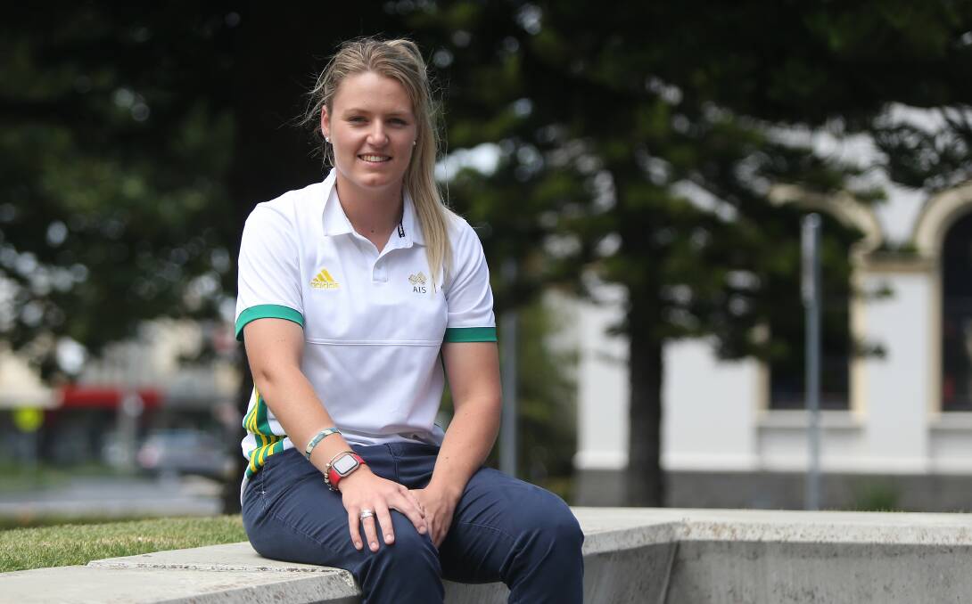 GREEN AND GOLD: Olympian Penny Smith, who hails from Bookaar, says she's honoured to win South West Sport's chairperson award. 