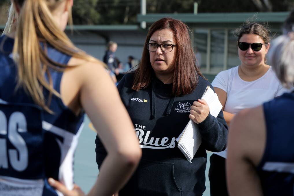 WORDS OF WISDOM: Warrnambool has appointed Raewyn Poumako as its 2021 netball coach. It will be her fourth year in the role. Picture: 