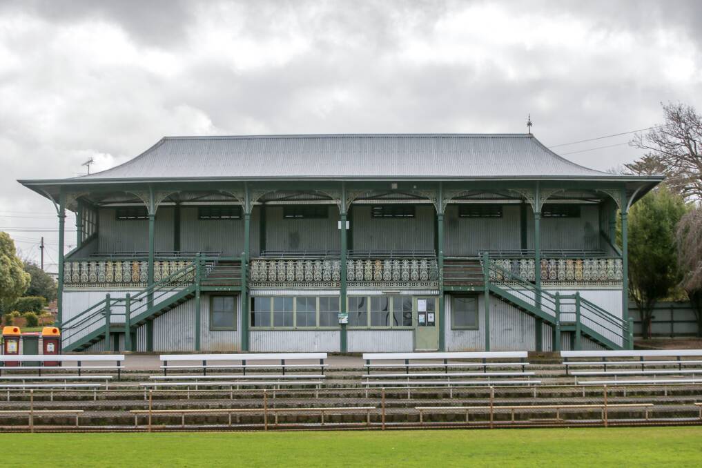 The Melville Oval grandstand in Hamilton. File picture