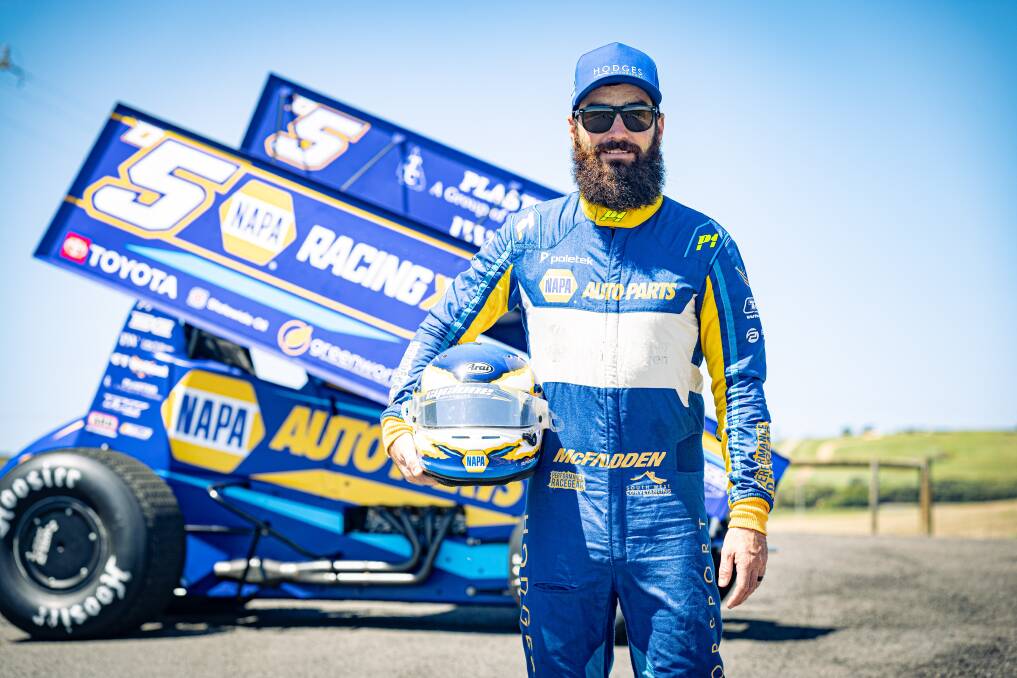 James McFadden, pictured with his Australian sprintcar, will race on an emerging American series in 2024. Picture by Sean McKenna 