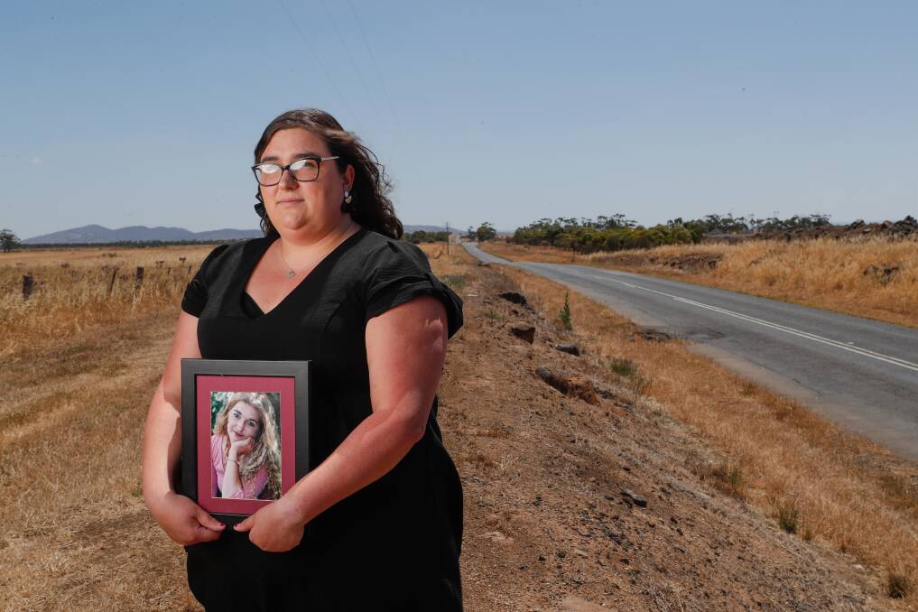 FOR MUM: Melinda Dine's mum was killed in a road accident at Stawell five years ago and she has since become a volunteer with a service helping victims of road trauma. Picture: Jason South 