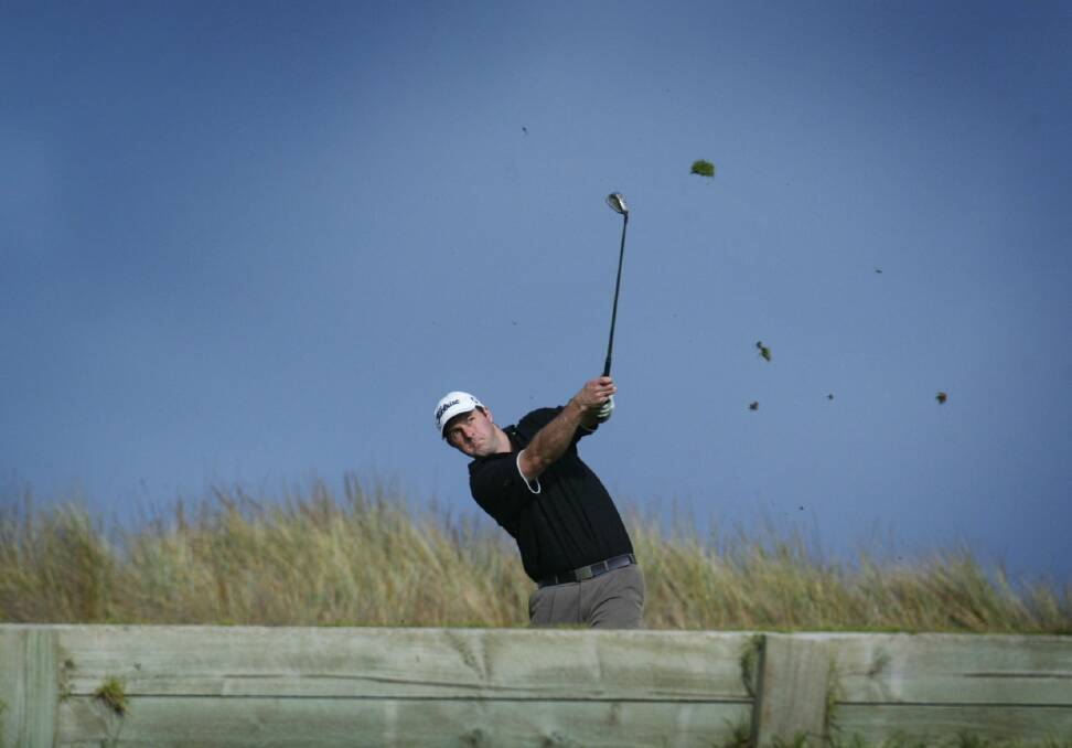 HAVING A HIT: Paul Ross plays golf off a low handicap. 