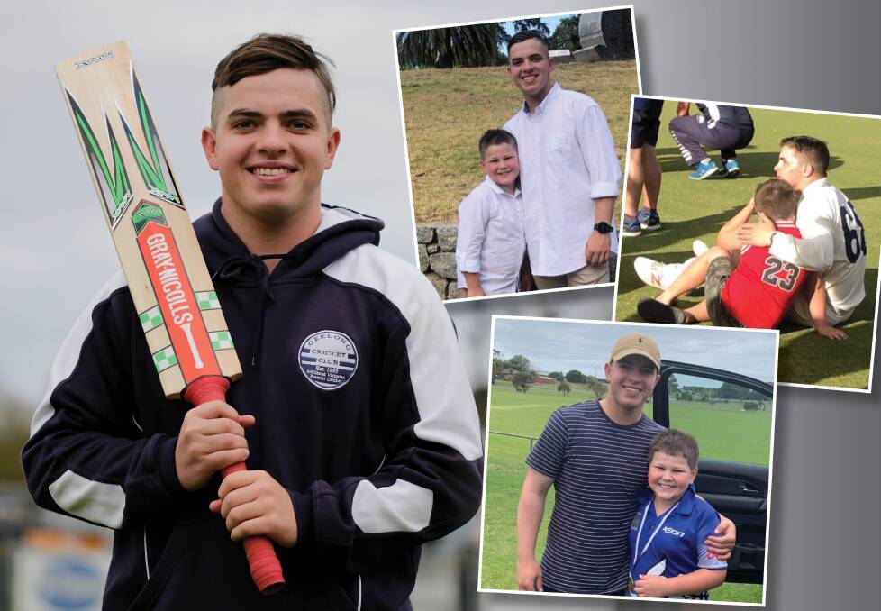 FAMILY PRIDE: Victorian and Geelong cricketer Tommy Jackson, who hails from the south-west, has a strong bond with his younger brother Charlie, 9, who still lives in Warrnambool. 