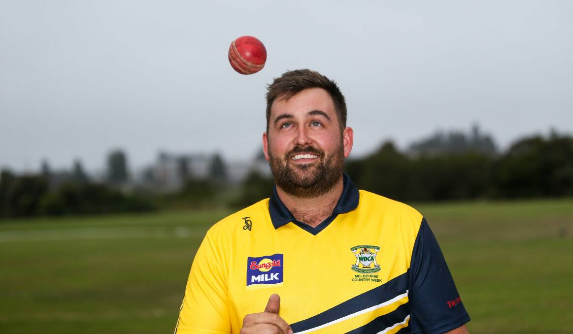 OPTIMISTIC: Warrnambool captain Nick Butters, representing Woodford, hopes the weather will be kinder on Wednesday and Thursday. Picture: Anthony Brady