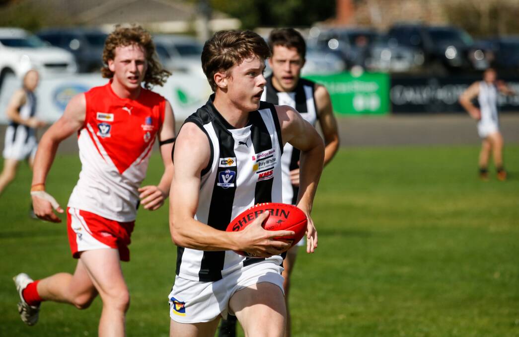 FLYING IN: Camperdown has picked Harry Sumner to play Port Fairy on Saturday. Picture: Anthony Brady 