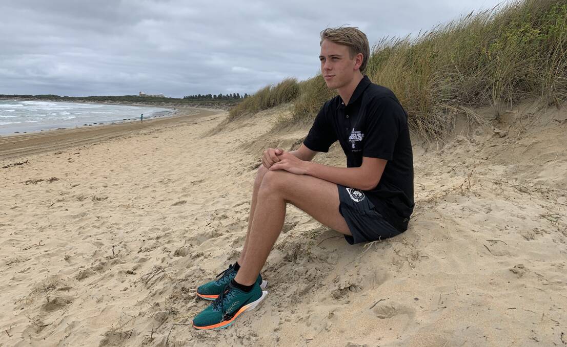 LOOKING FORWARD: North Warrnambool Eagles footballer Jett Bermingham is focused on earning a debut with NAB League club Greater Western Victoria Rebels in 2020. Picture: Justine McCullagh-Beasy