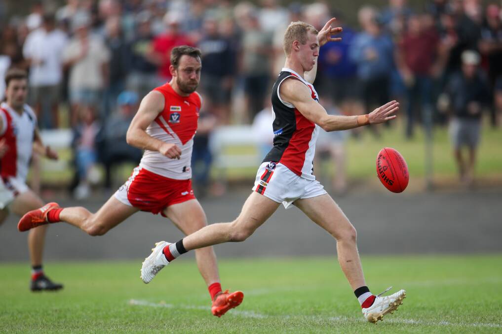 Koroit footballer Mac Petersen has made a wing his own in 2022. Picture by Morgan Hancock 