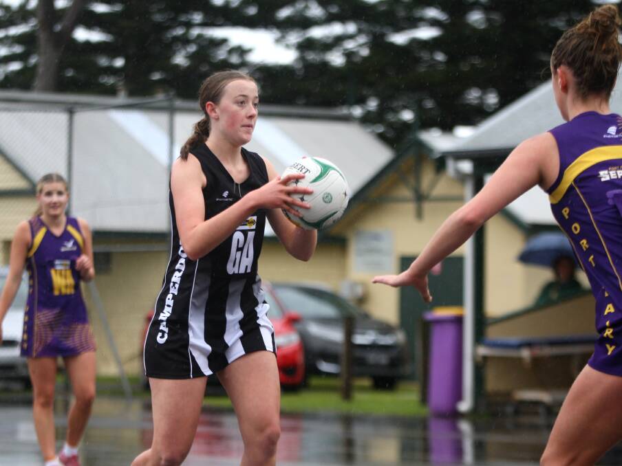 MAKING A MARK: Mary Place is one of Camperdown's emerging players. Picture: Meg Saultry 