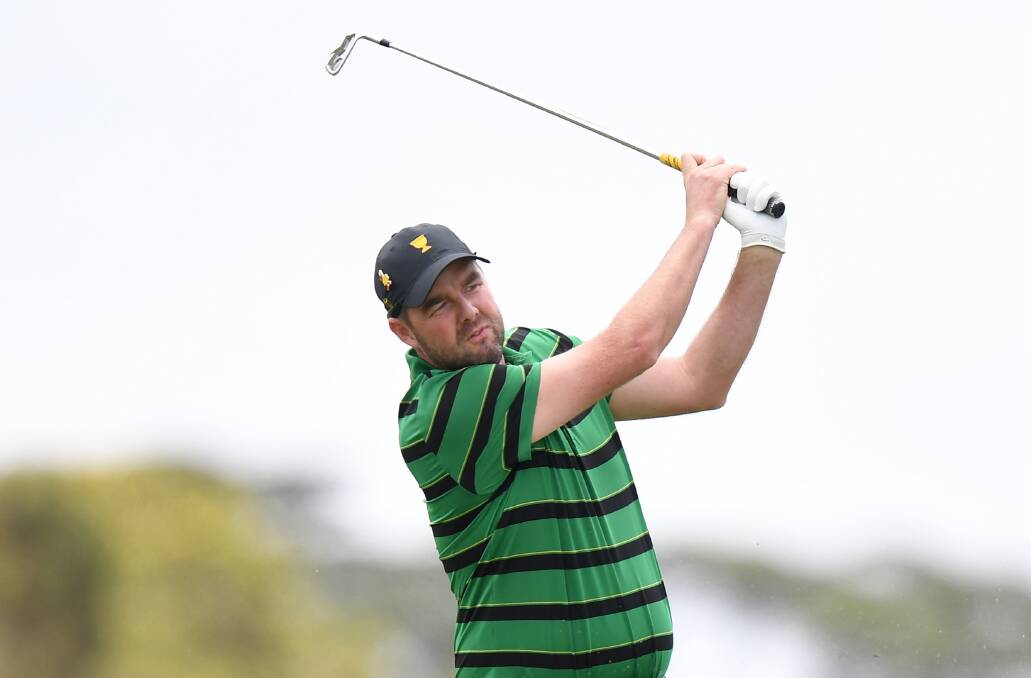IN THE HUNT: Can Marc Leishman win the Masters and don the famous green jacket? Picture: Morgan Hancock 
